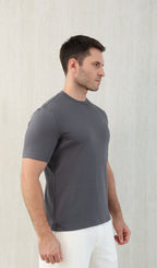 T-shirt de tennis en jersey technique à imprimé logo Brunello Cucinell !