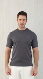 T-shirt de tennis en jersey technique à imprimé logo Brunello Cucinell !