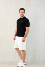 T-shirt de tennis en jersey technique à imprimé logo Brunello Cucinell !