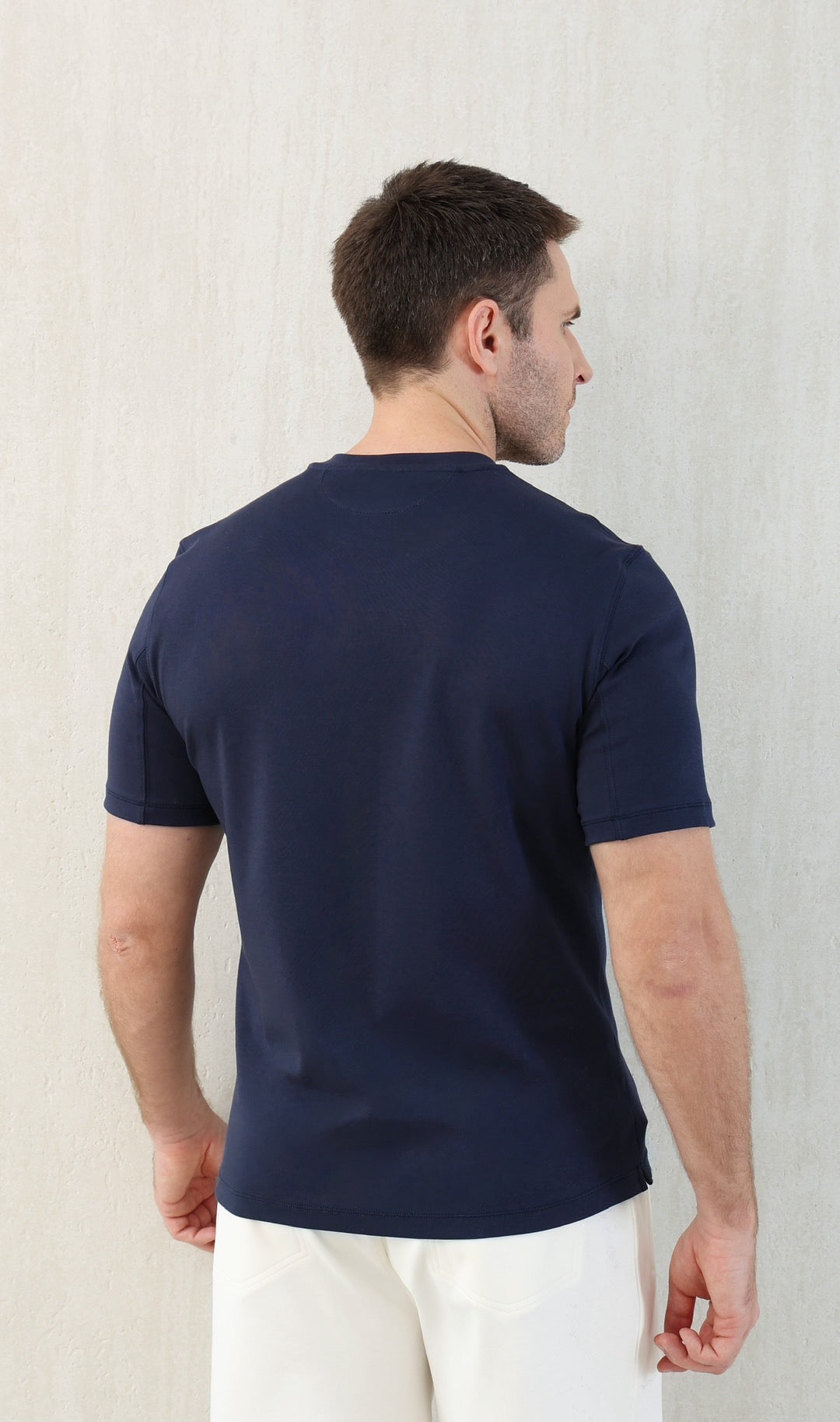 T-shirt de tennis en jersey technique à imprimé logo Brunello Cucinell !