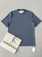 T-shirt de tennis en jersey technique à imprimé logo Brunello Cucinell !