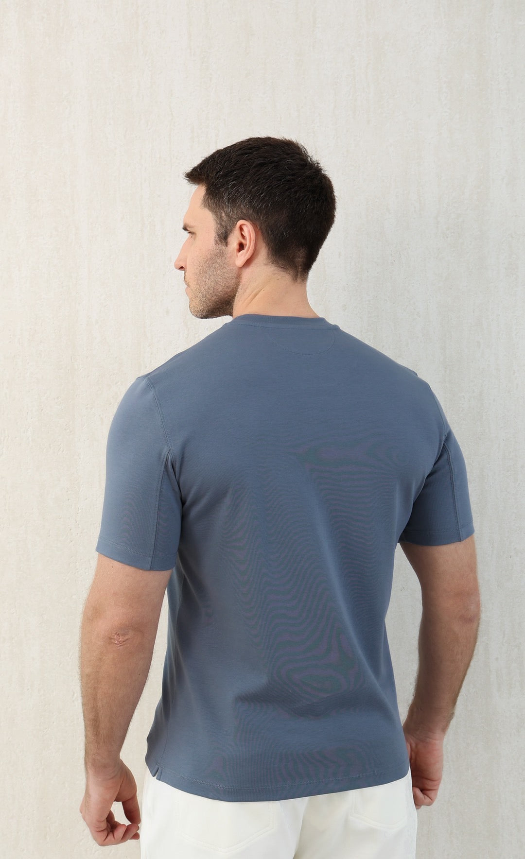 T-shirt de tennis en jersey technique à imprimé logo Brunello Cucinell !