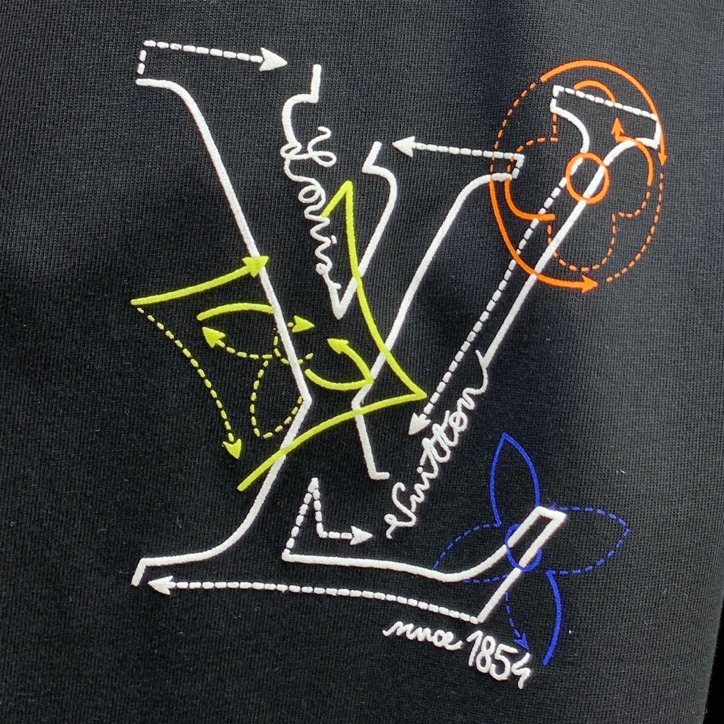 LV Cotton short-sleeved T-shirt in Classic Logo