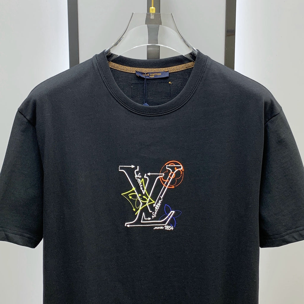 LV Cotton short-sleeved T-shirt in Classic Logo