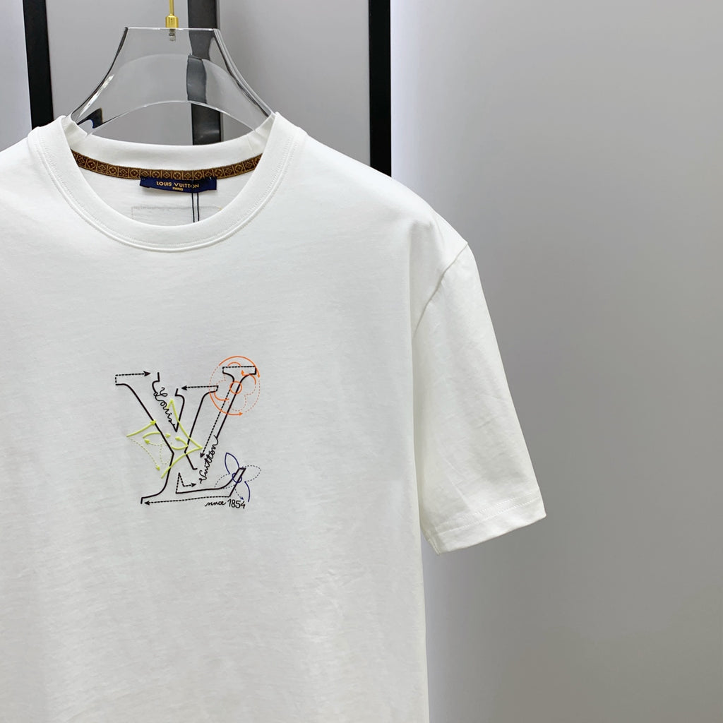 LV Cotton short-sleeved T-shirt in Classic Logo