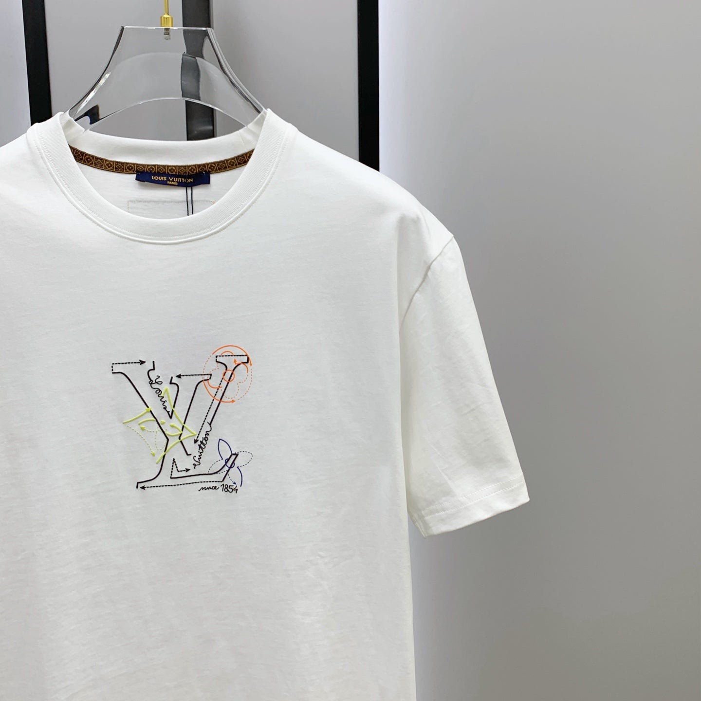 LV Cotton short-sleeved T-shirt in Classic Logo