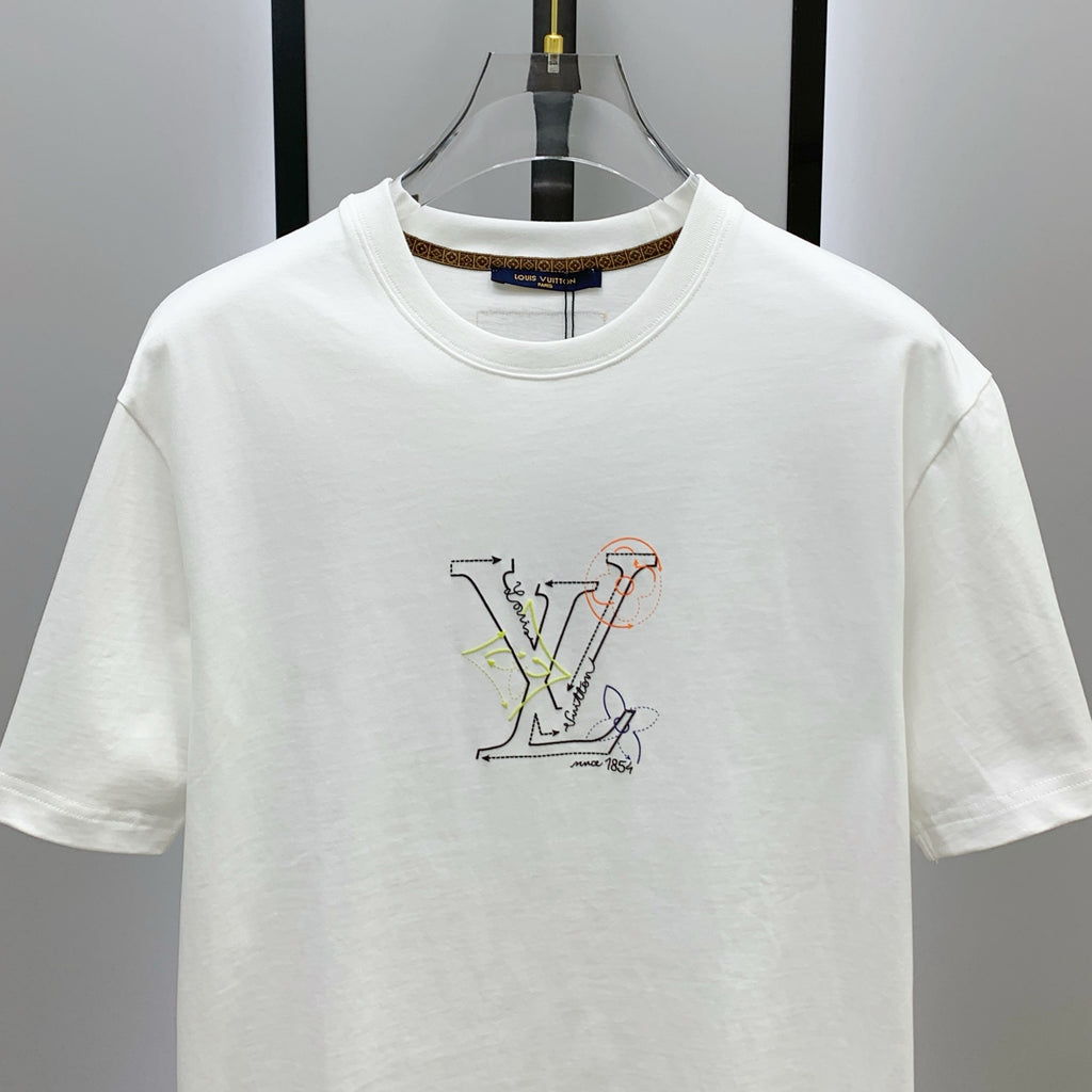 LV Cotton short-sleeved T-shirt in Classic Logo