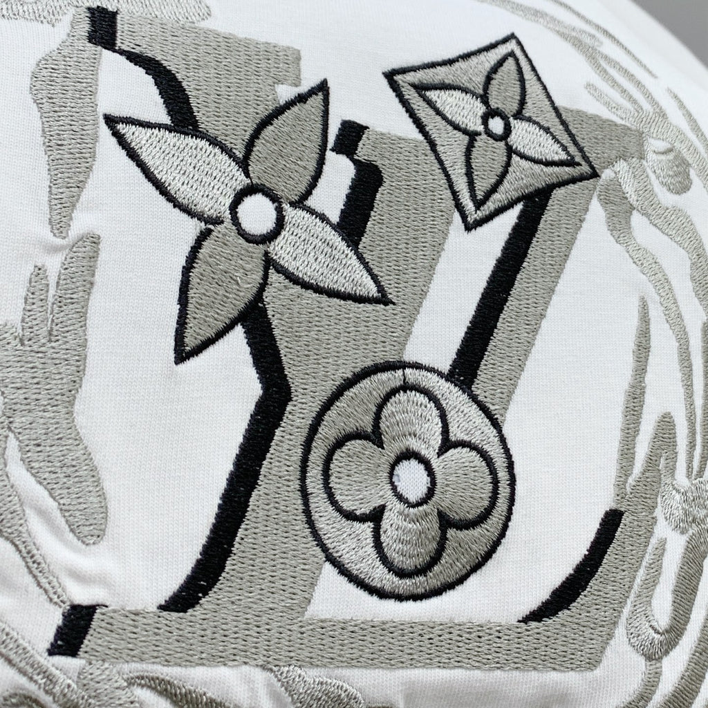 LV Cotton short-sleeved T-shirt in Classic Logo