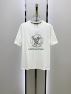 LV Cotton short-sleeved T-shirt in Classic Logo