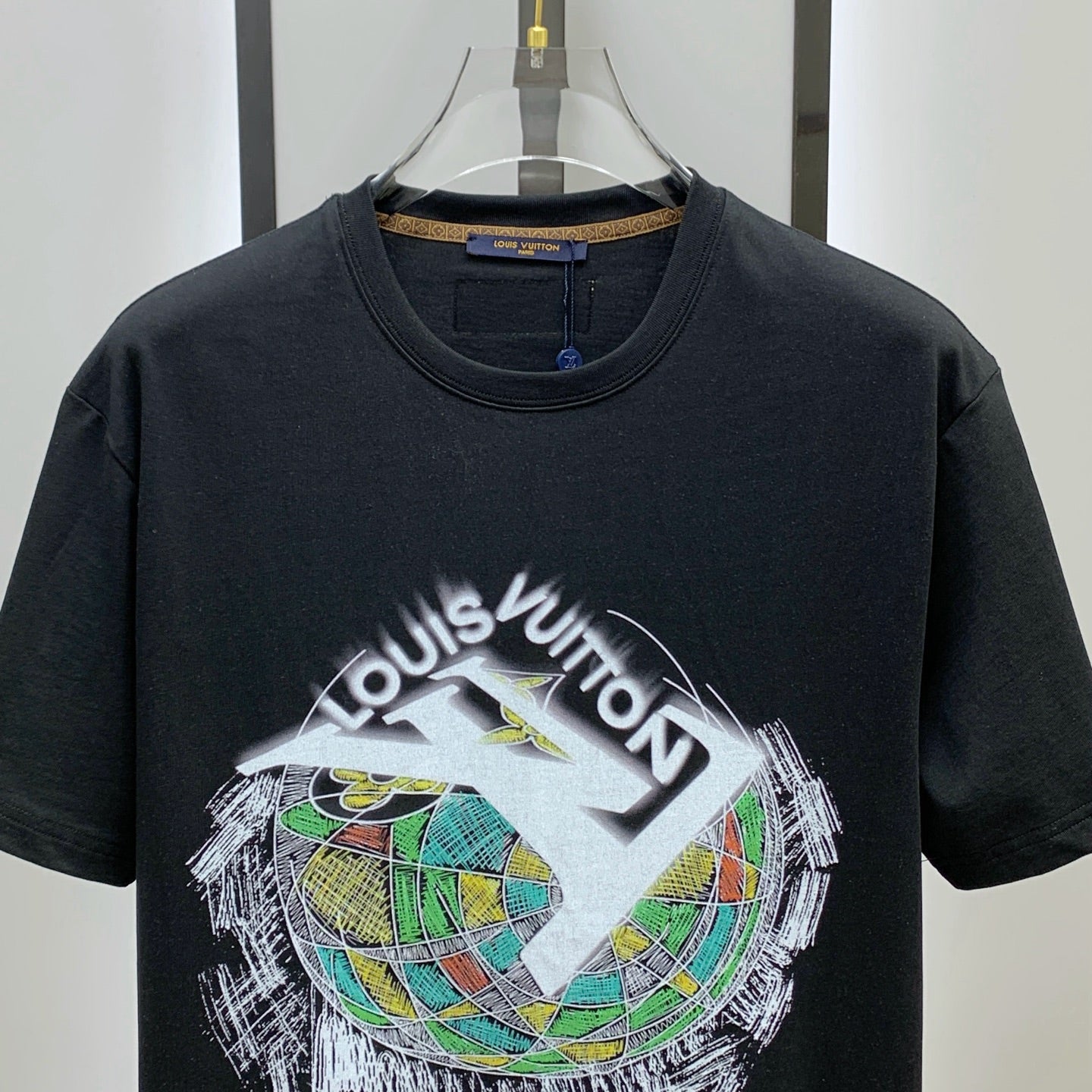 LV Cotton short-sleeved T-shirt in Classic Logo