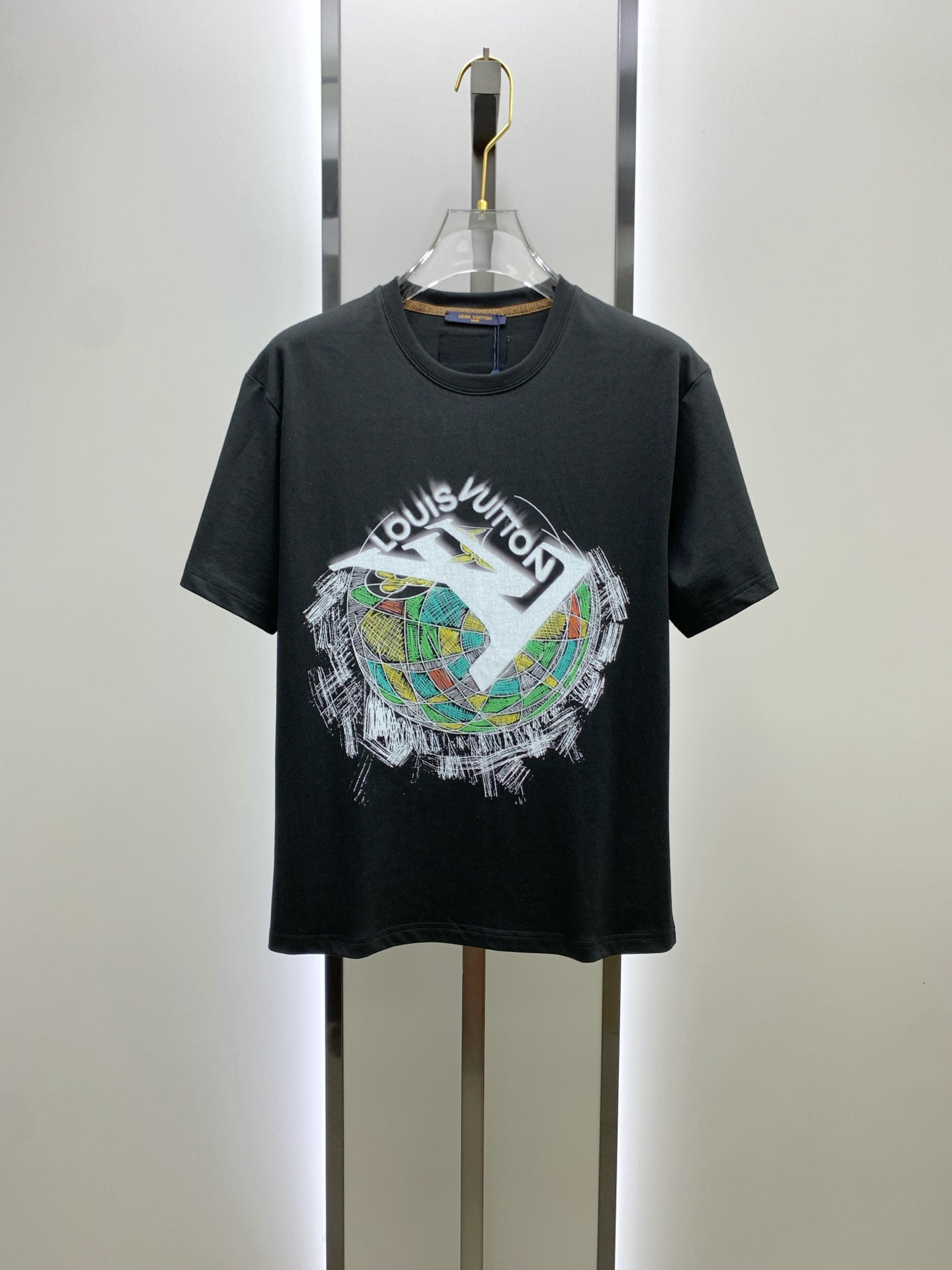 LV Cotton short-sleeved T-shirt in Classic Logo