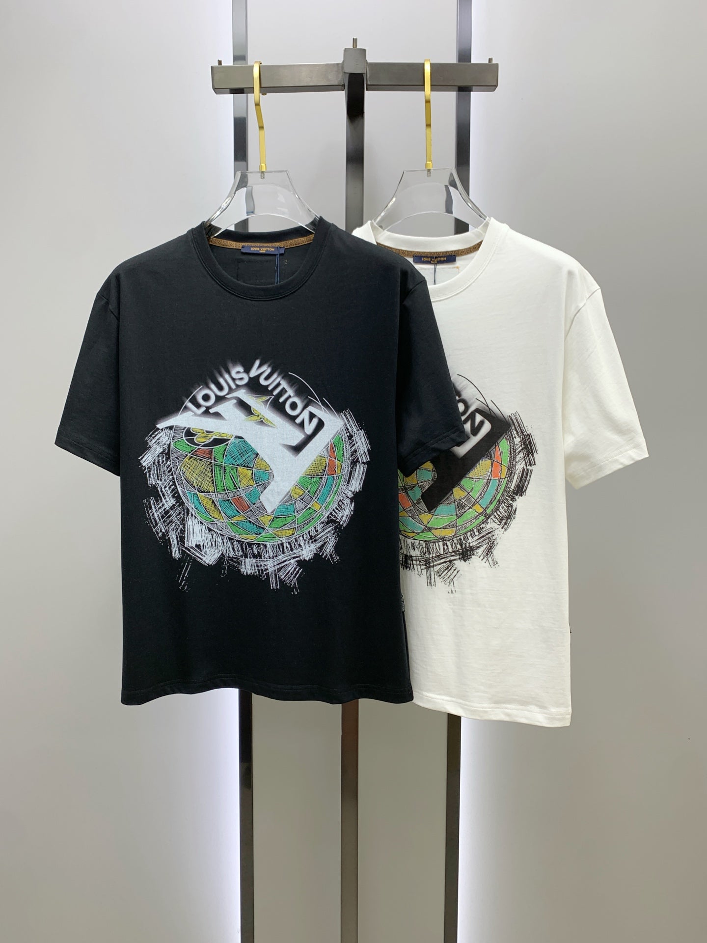 LV Cotton short-sleeved T-shirt in Classic Logo