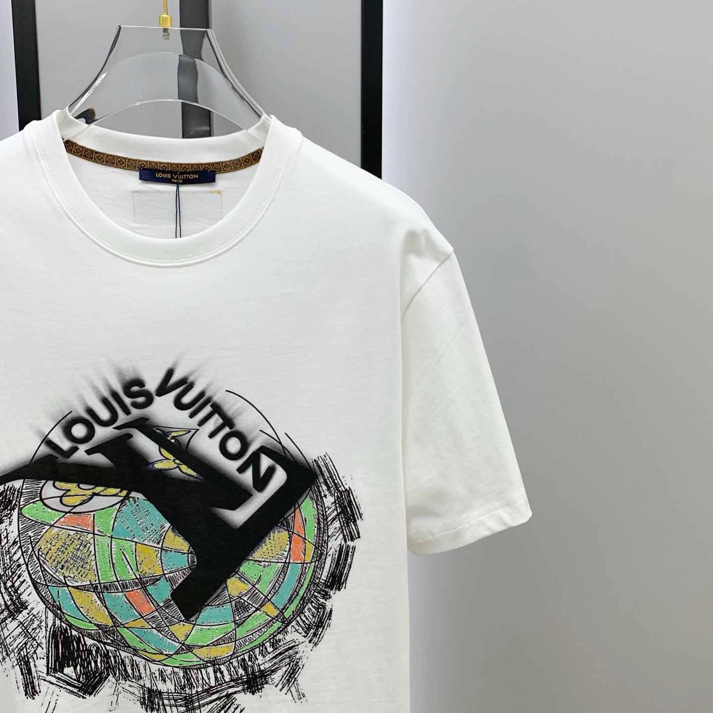 LV Cotton short-sleeved T-shirt in Classic Logo