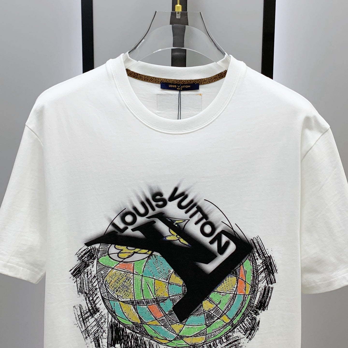 LV Cotton short-sleeved T-shirt in Classic Logo