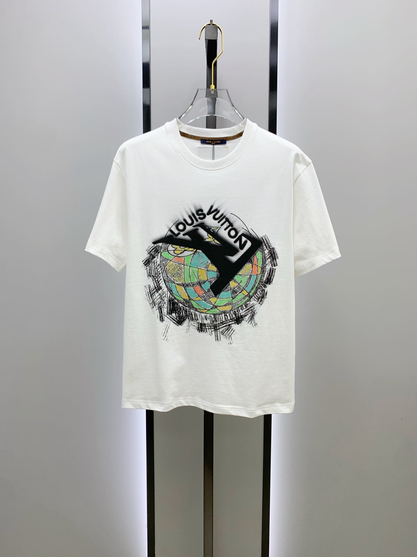 LV Cotton short-sleeved T-shirt in Classic Logo