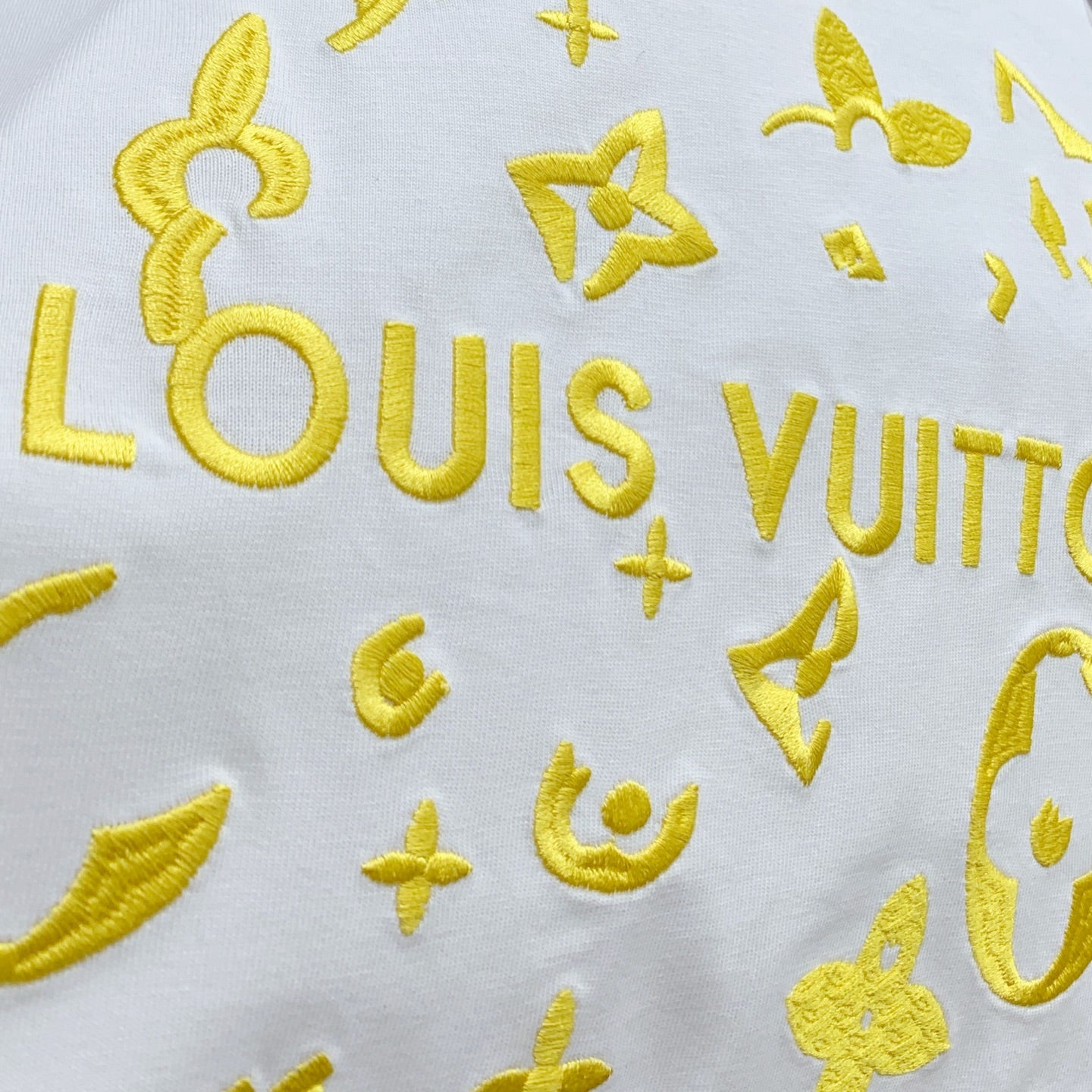 LV Cotton short-sleeved T-shirt in Classic Logo