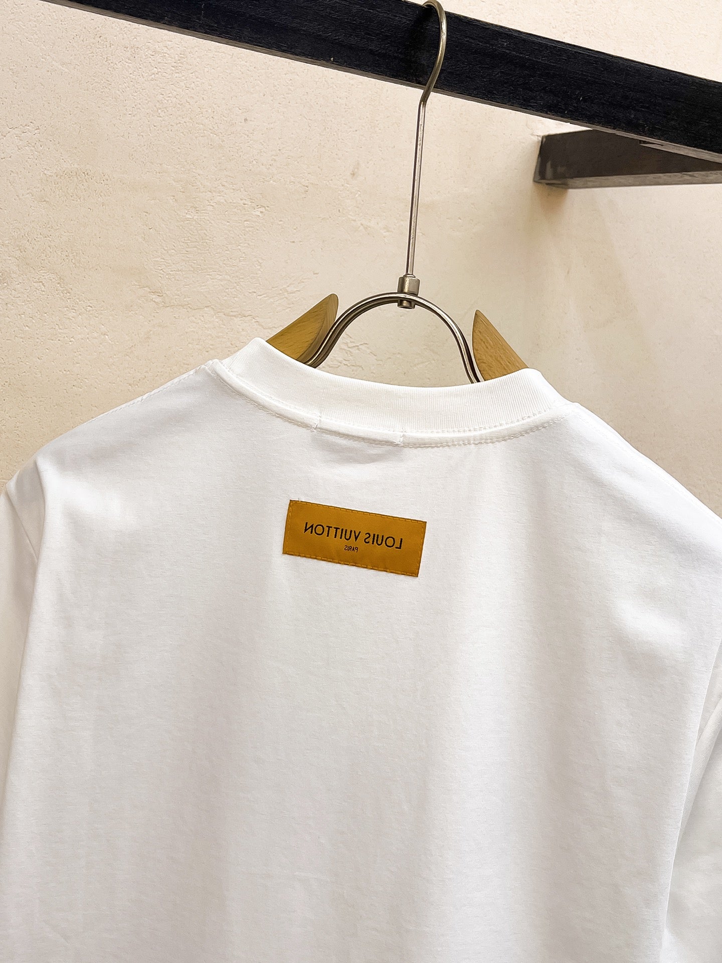 LV Cotton Short Sleeve T-Shirt in Classic Logo