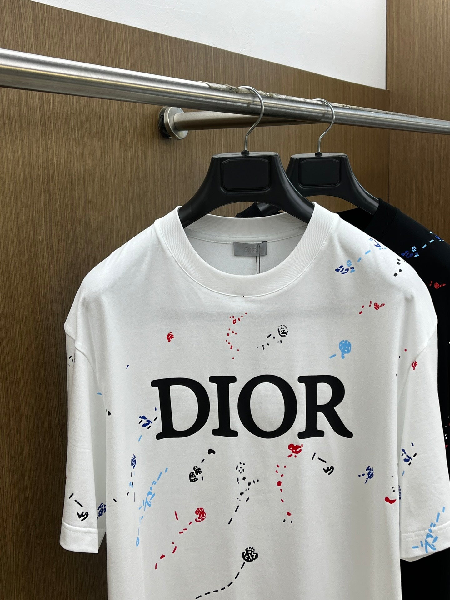 Dio! Logo short-sleeved crew neck T-shirt