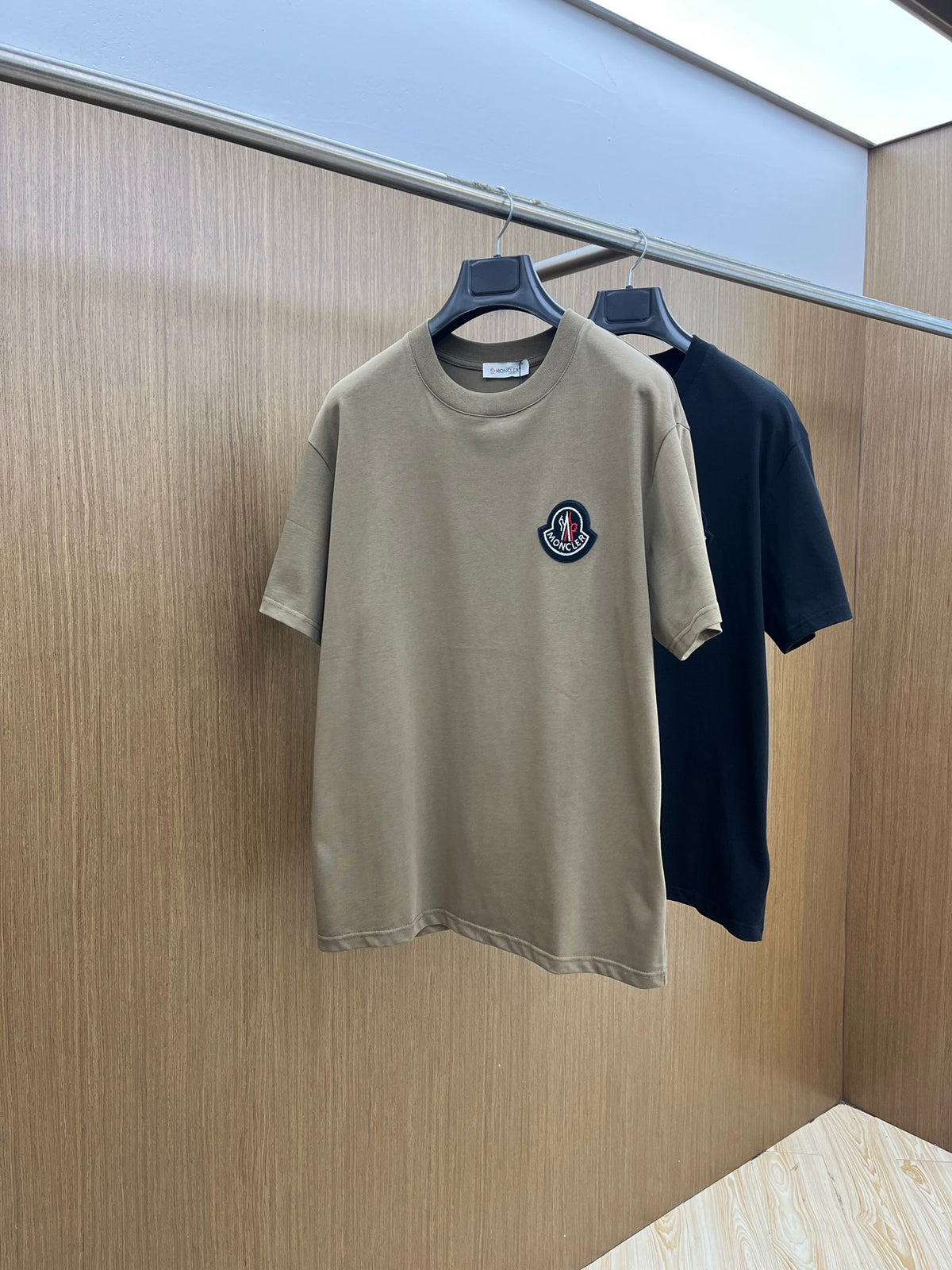 Moncle! short-sleeved crew-neck T-shirt