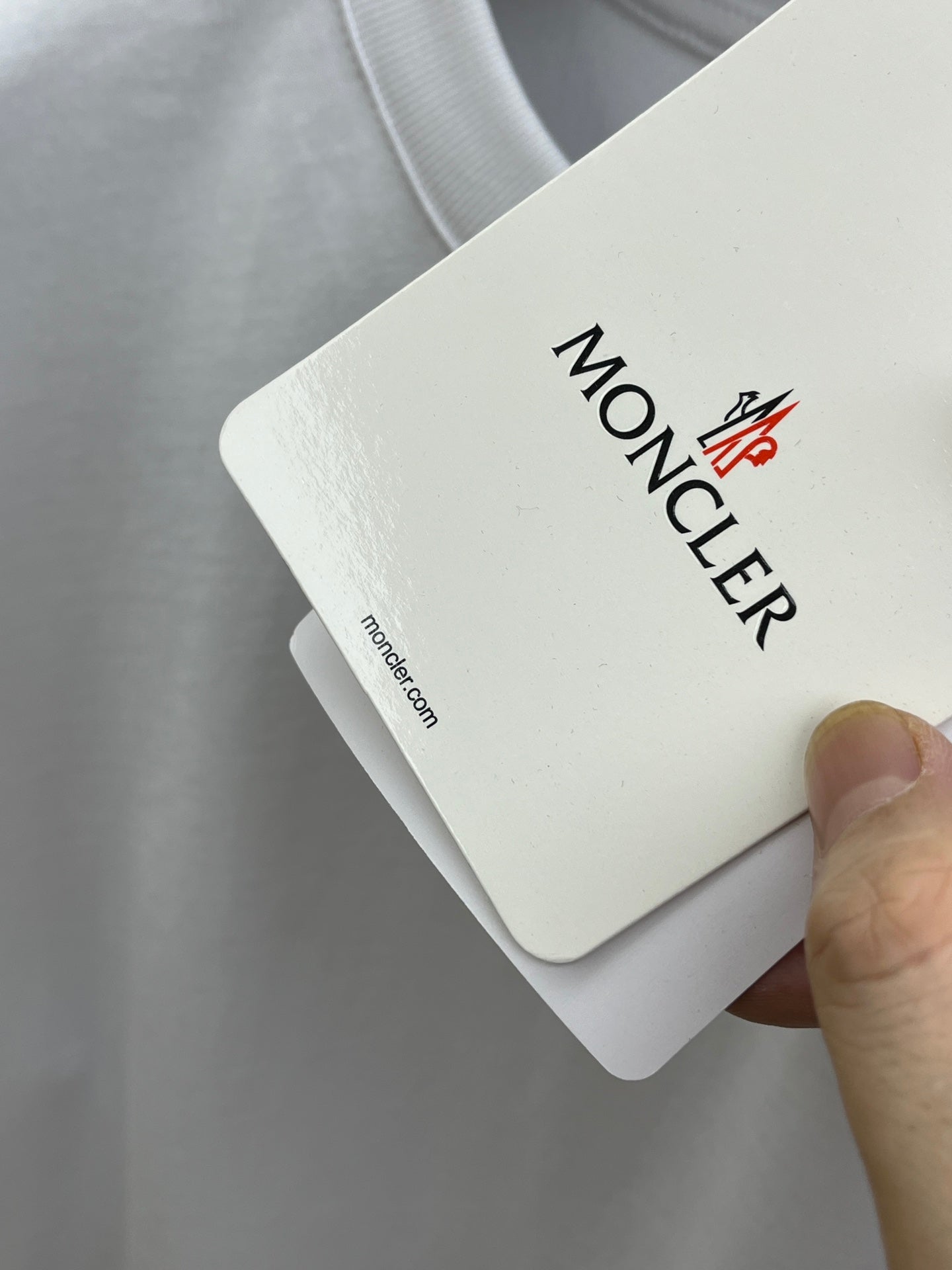 Moncle! short-sleeved crew-neck T-shirt