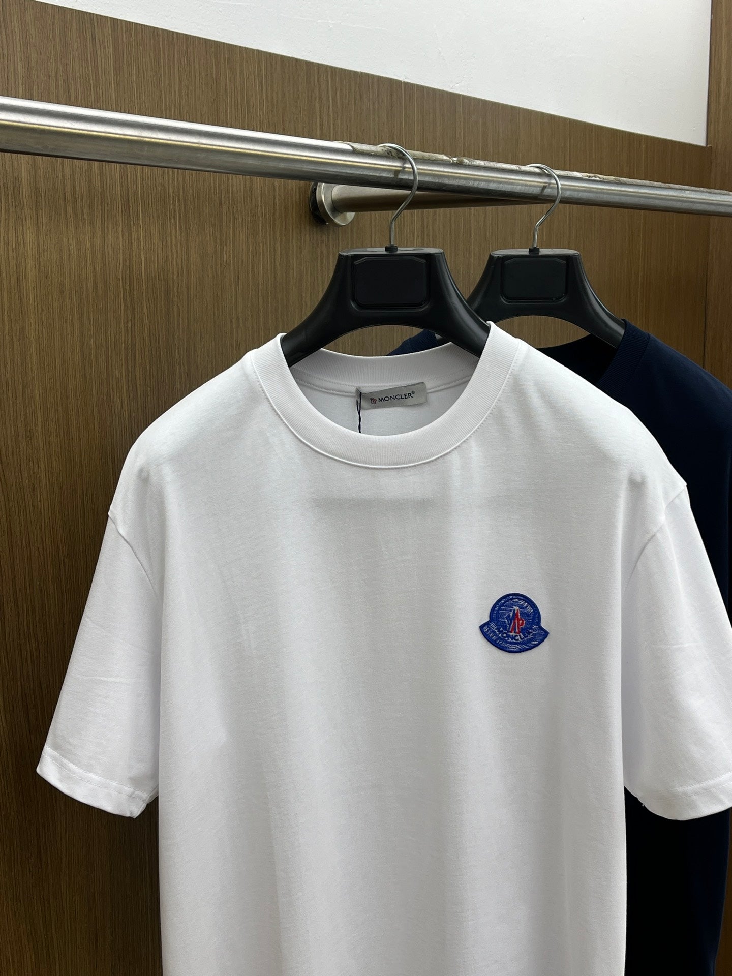 Moncle! short-sleeved crew-neck T-shirt
