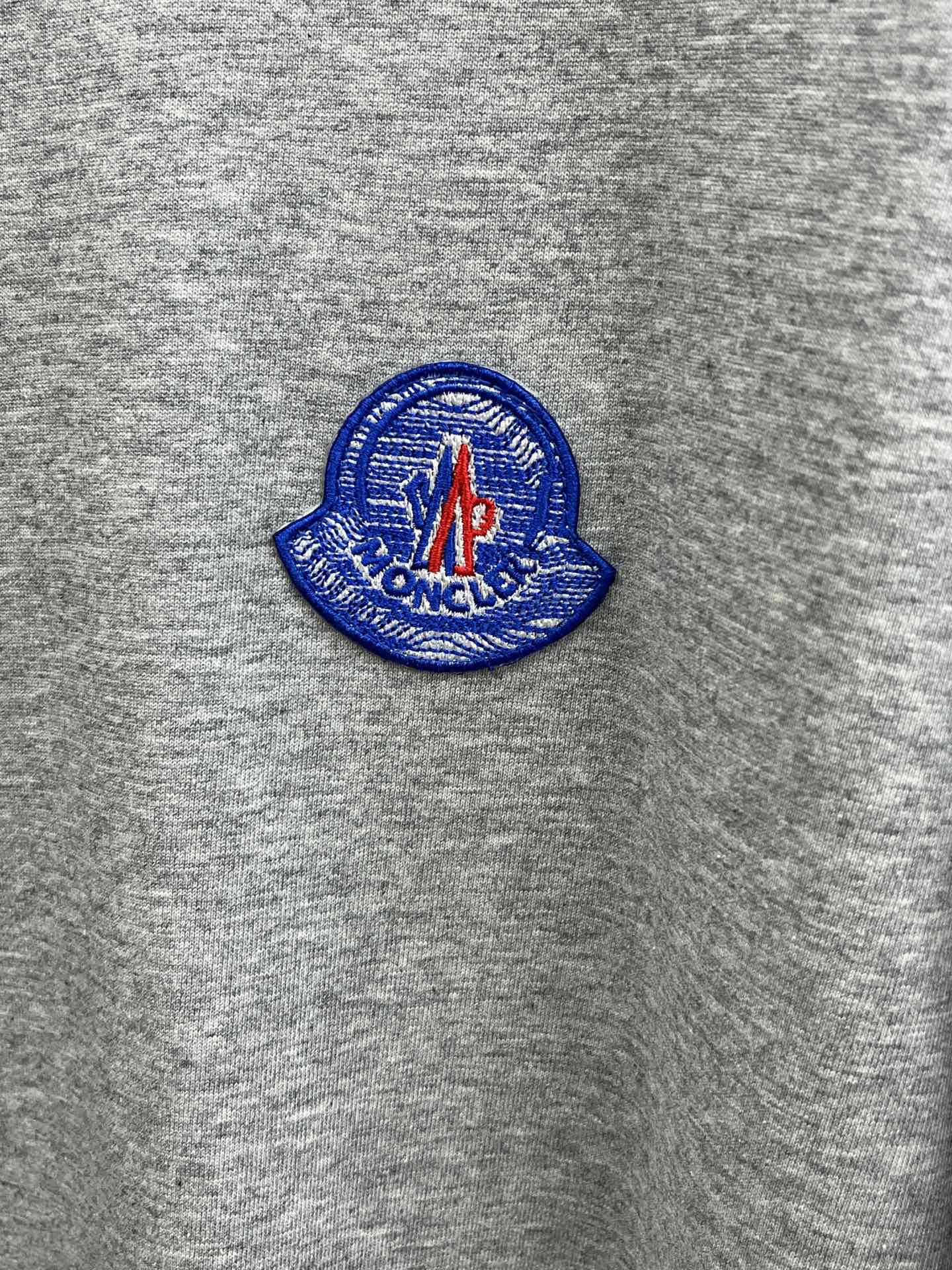Moncle! short-sleeved crew-neck T-shirt