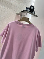 Balenciag! Logo-Embroidered short-sleeve T-shirt