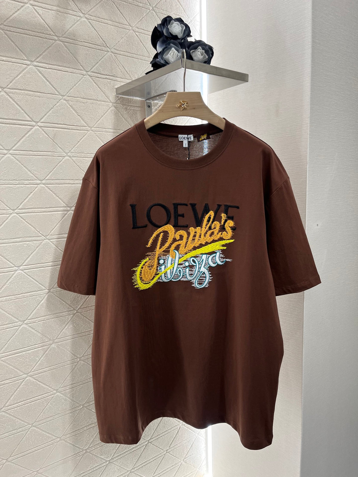 Loew! x Paula's Ibiza Embroidered T-Shirt