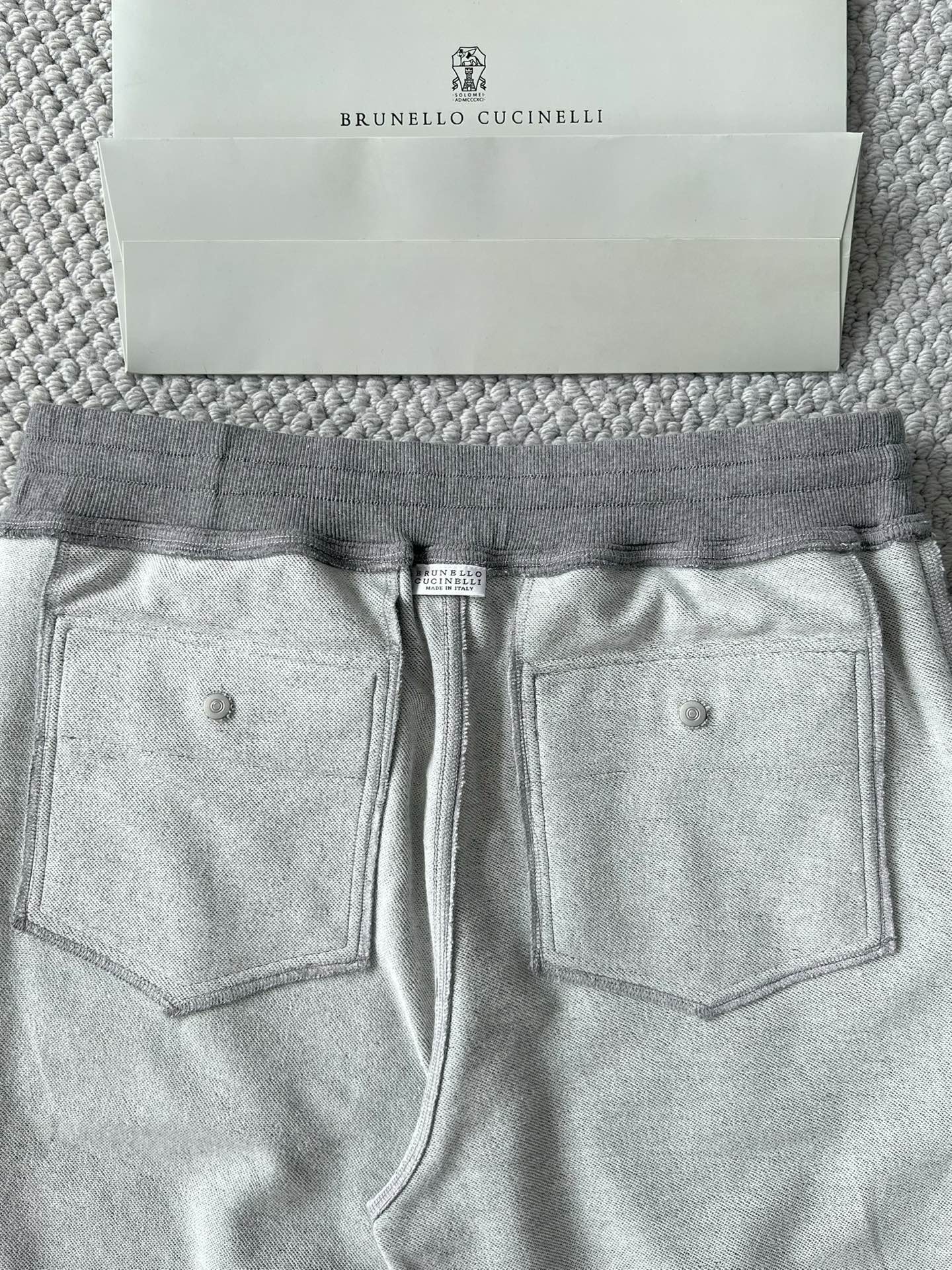 Brunello Cucinel! French Terry Trousers