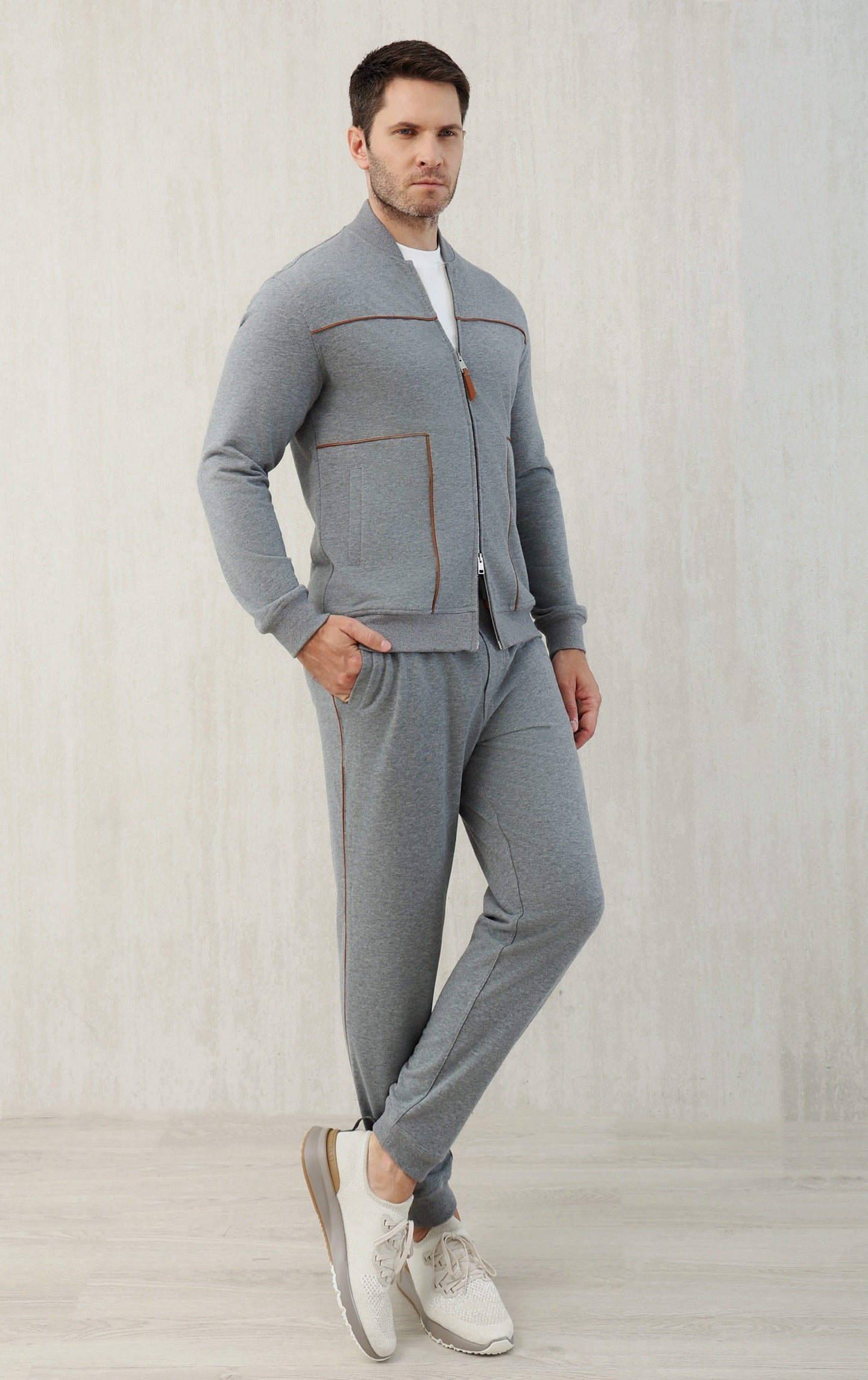 Brunello Cucinel! French Terry Trousers