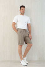 Brunello Cucinel! Bermuda shorts with drawstring