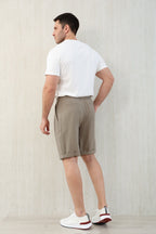 Brunello Cucinel! Bermuda shorts with drawstring