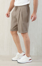 Brunello Cucinel! Bermuda shorts with drawstring