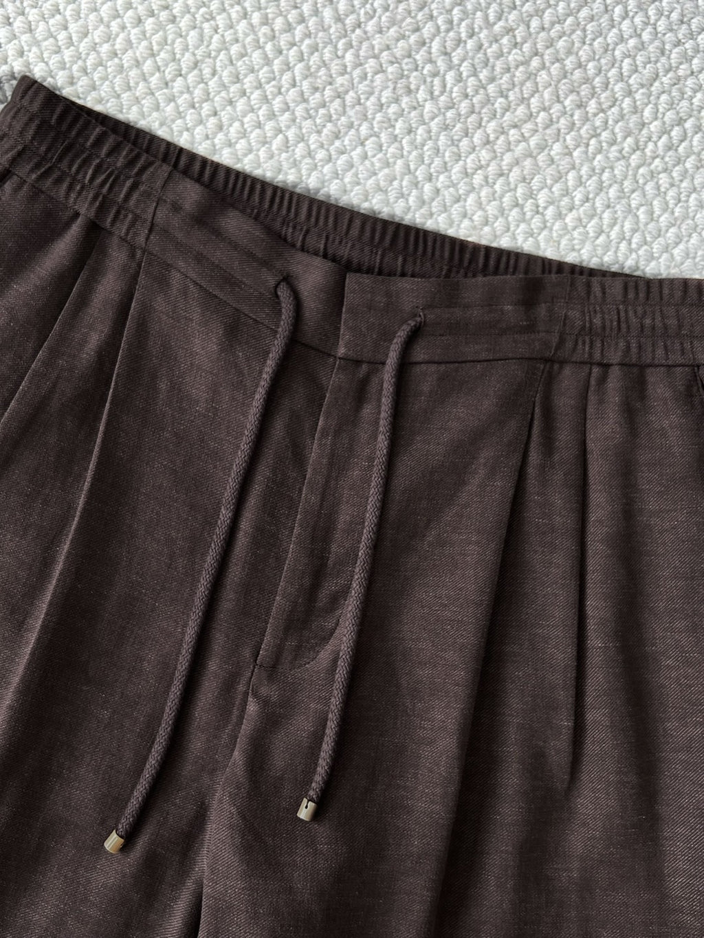 Brunello Cucinel! Bermuda shorts with drawstring