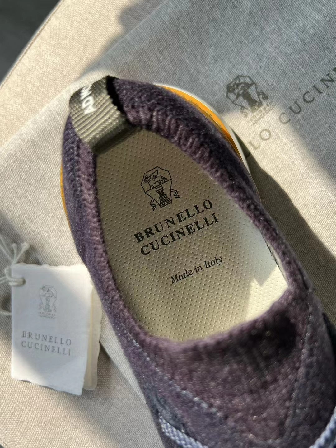 حذاء برونيلو كوتشينيل! Knit Runners