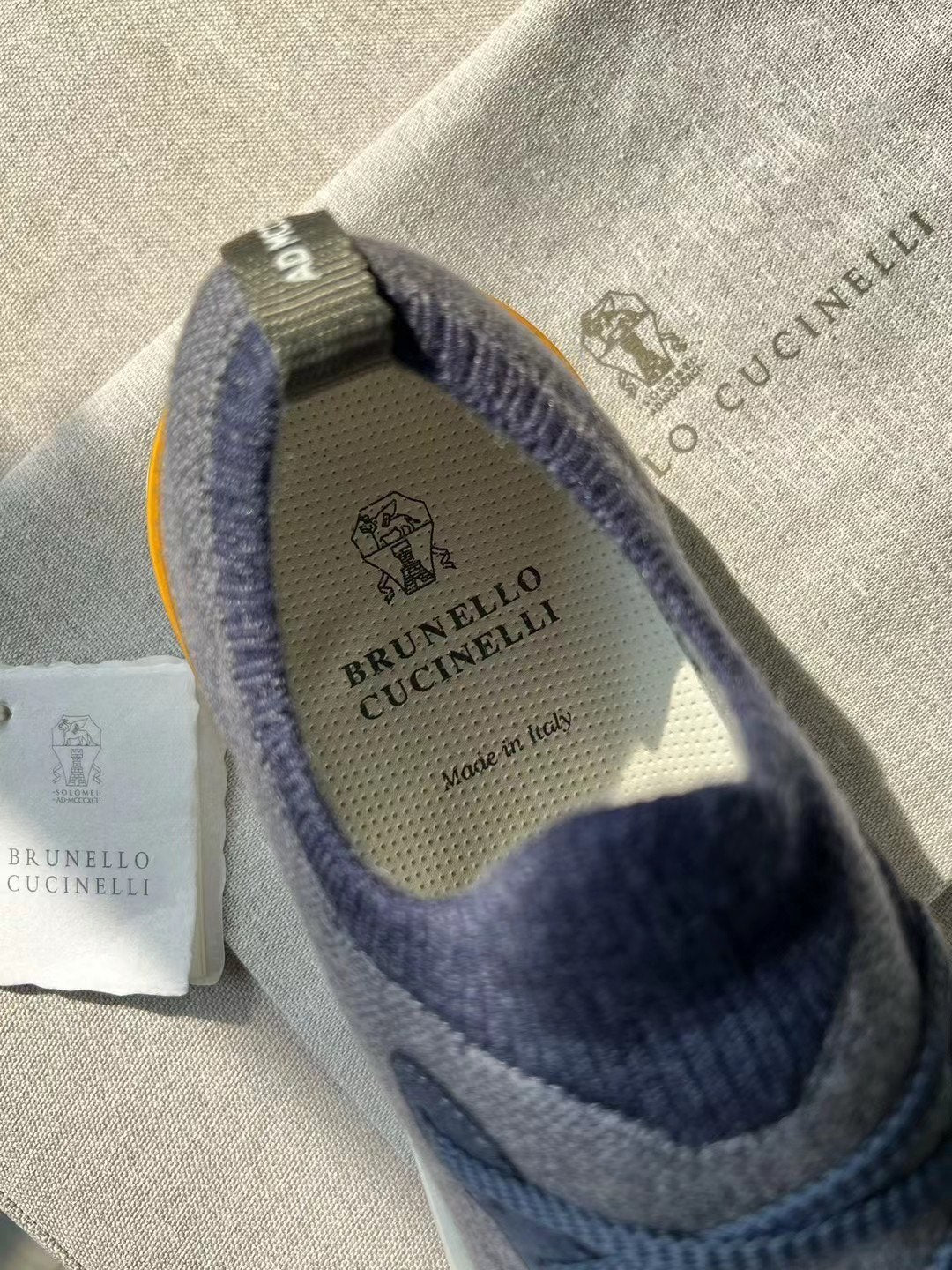 حذاء برونيلو كوتشينيل! Knit Runners