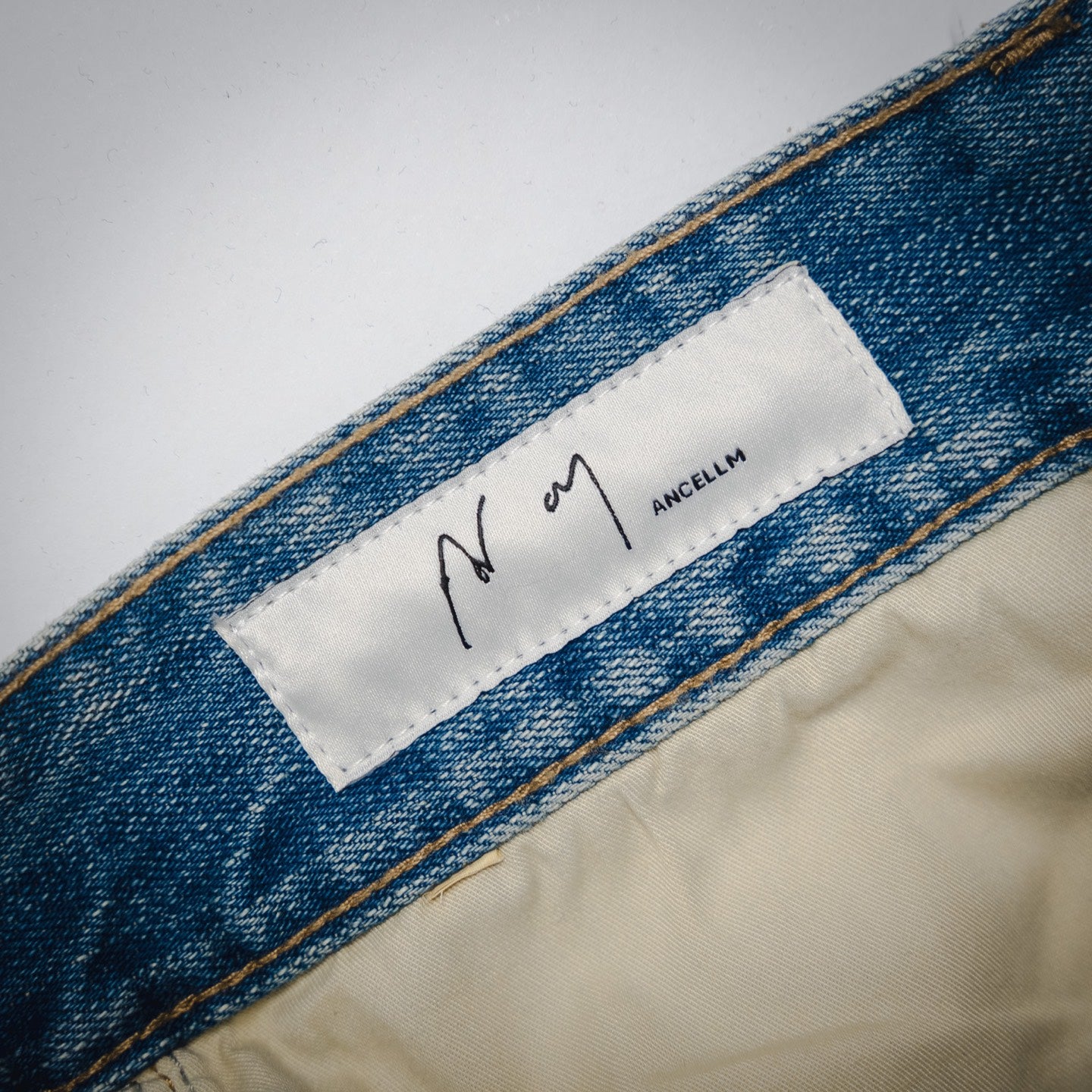 Acne Studi! remake selvedge tapered 5 pocket jeans