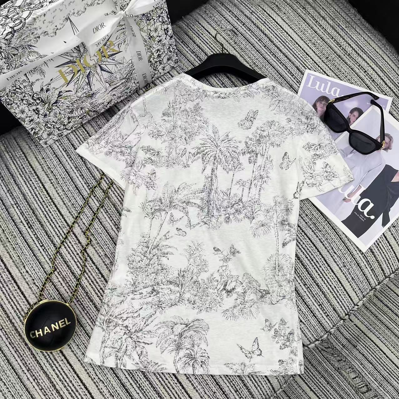 Dio! round neck short-sleeved T-shirt