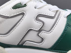 Fend! Match Sneakers FF Jacquard White Suede Fabric Low Tops