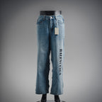 Balenciag! Stencil Hybrid Wide Leg Jeans