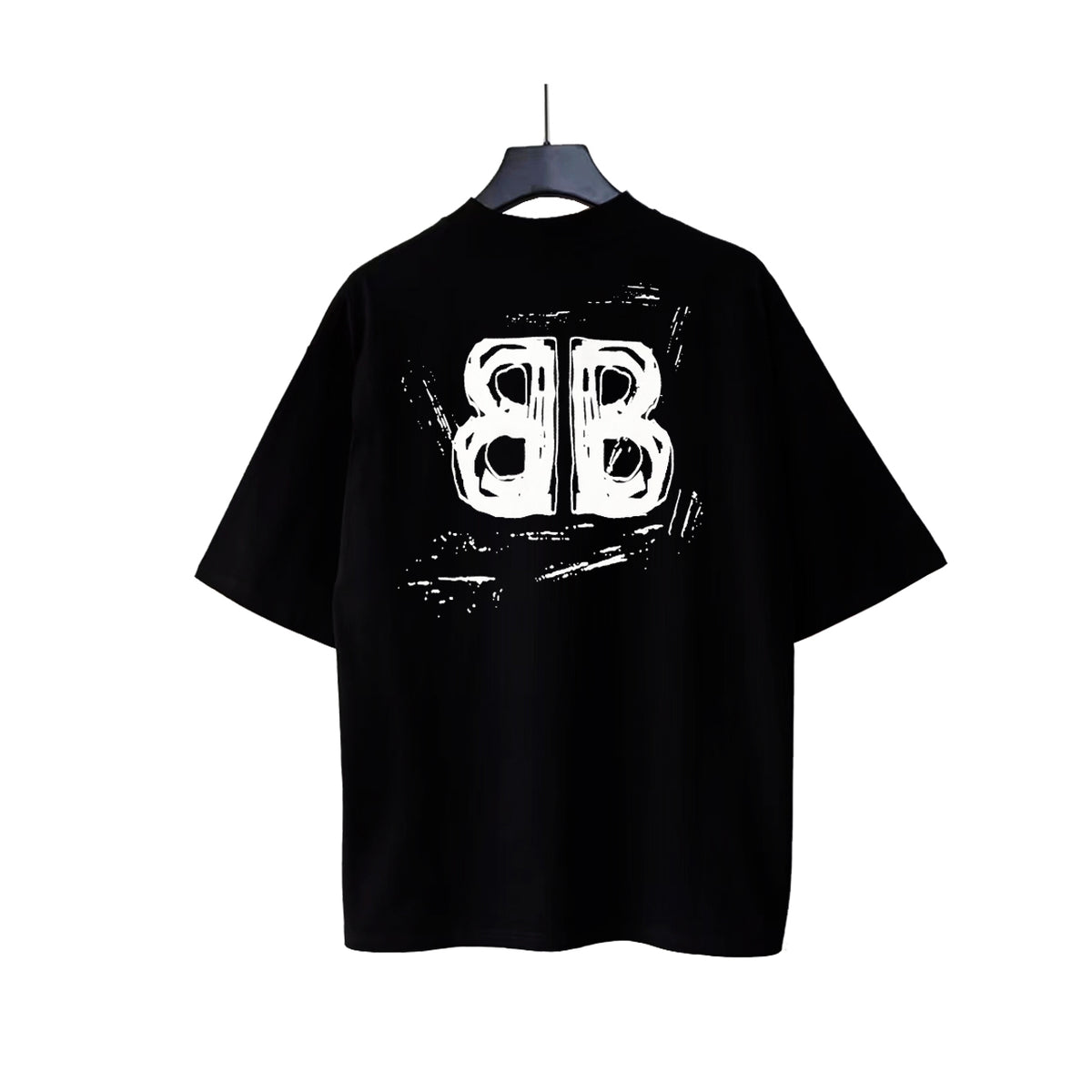 Balenciag! Logo Short-Sleeved T-Shirt