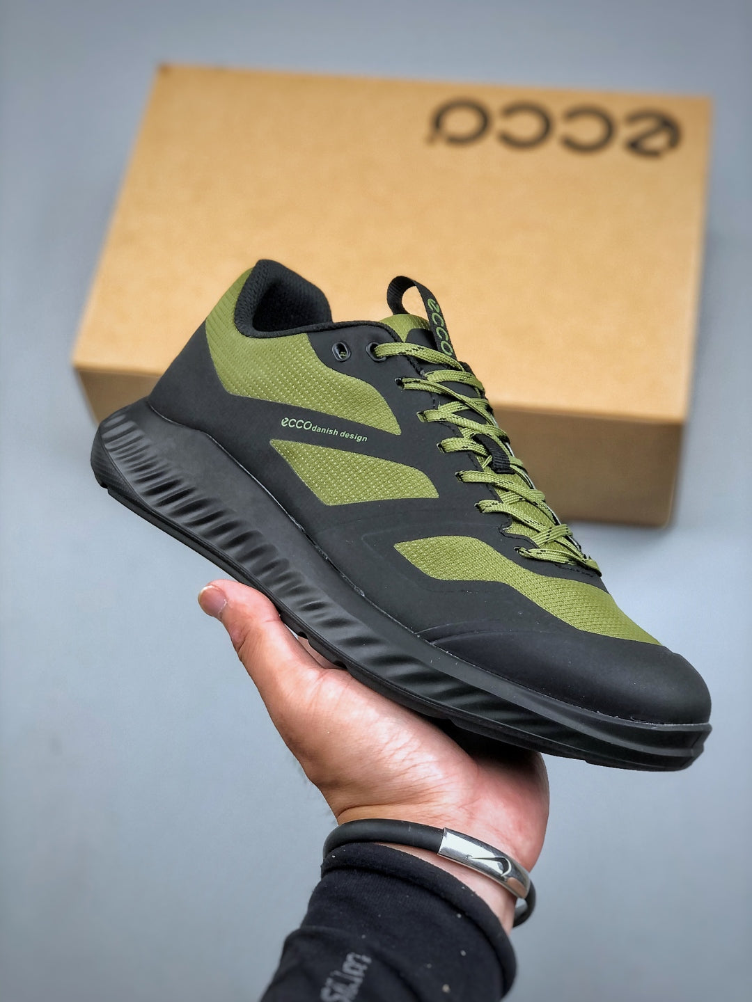 ECCO Black & green Casual Sneakers