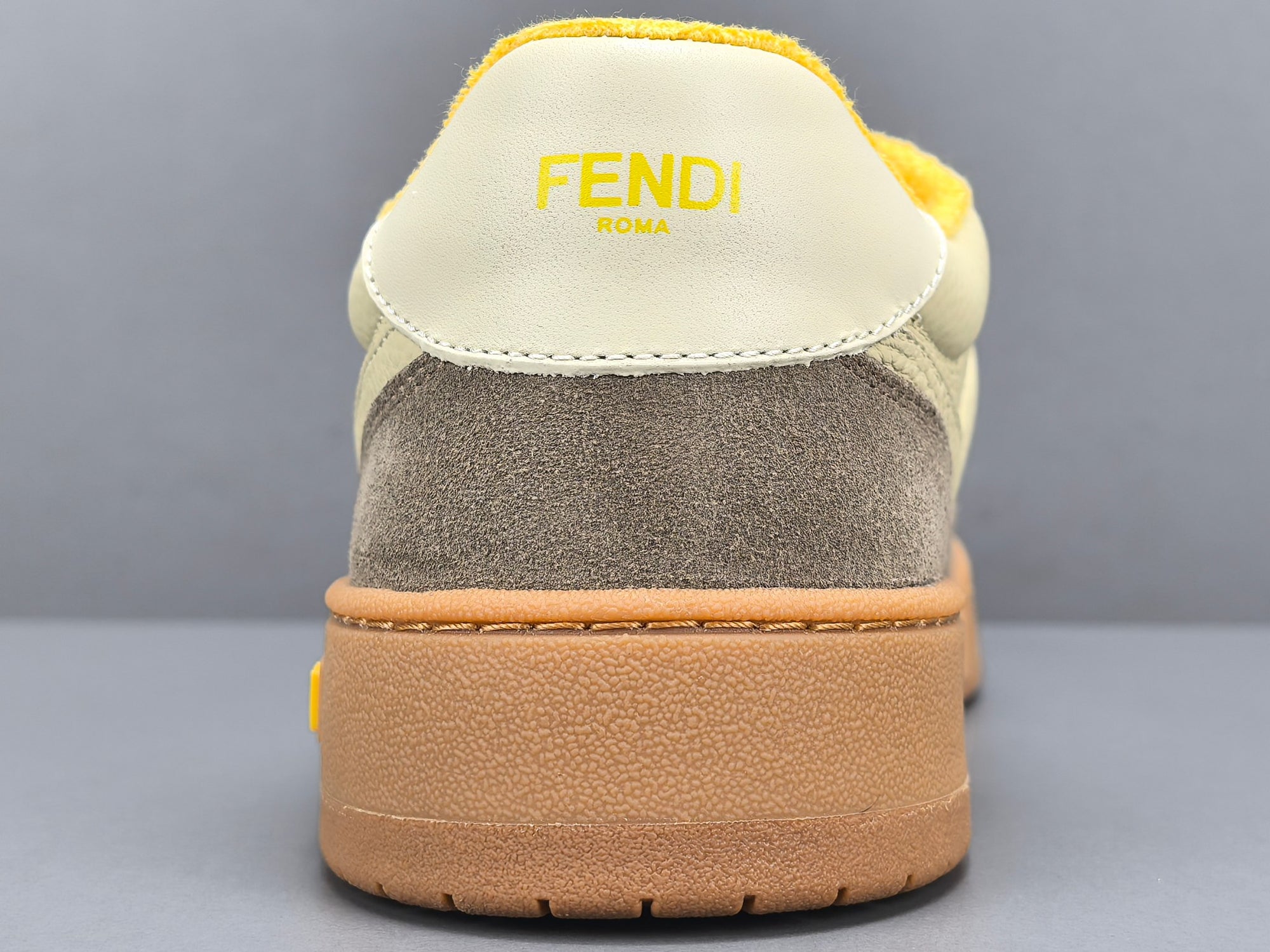 Fend! Match Low Top Suede 'Yellow Beige'
