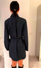 Fendi Short Shirt Collar Neck Dress