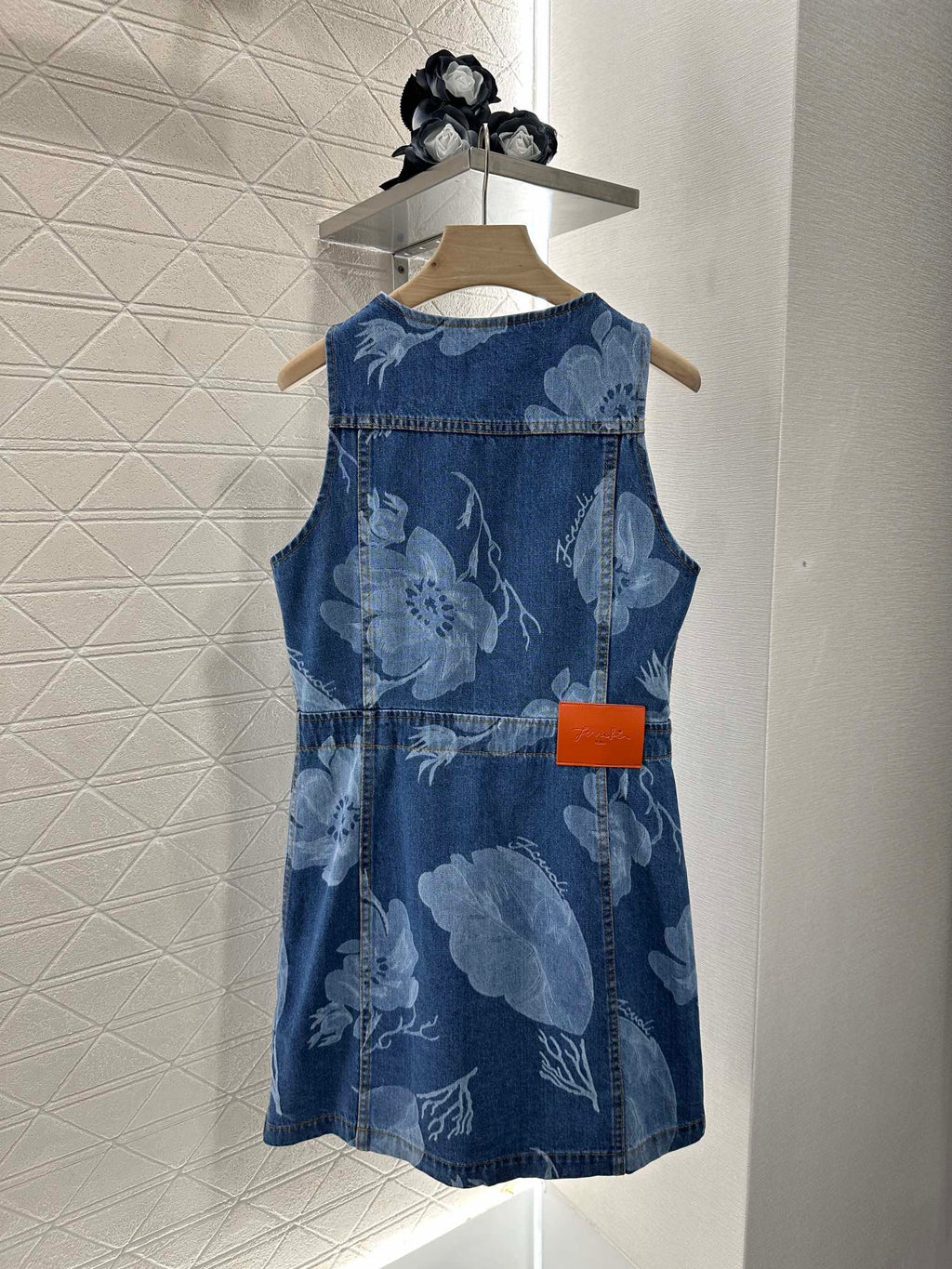 Fendi Blue Denim Dress