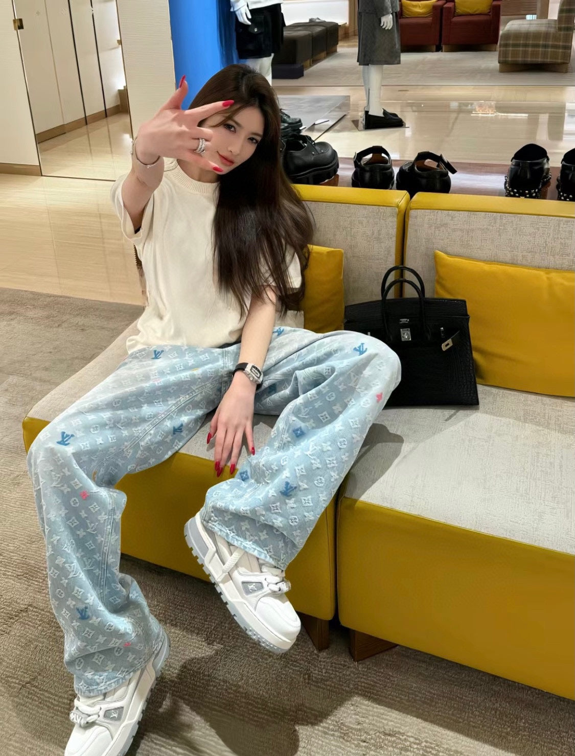 LV x Tyler the Creato! Monogram Denim Pants