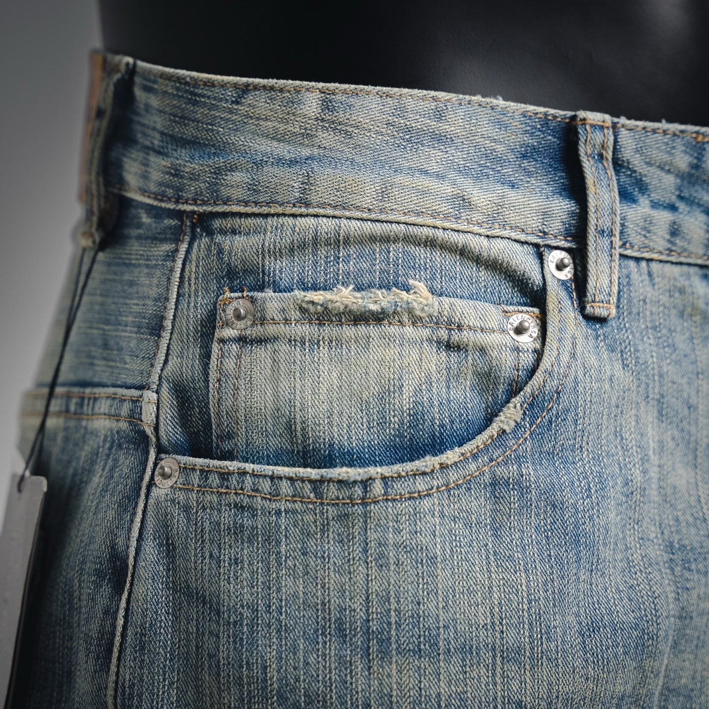 Balencia! Baggy Jeans Ring Denim