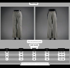 Balenciag! wide-leg jeans