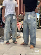 Acne Studi! remake selvedge tapered 5 pocket jeans