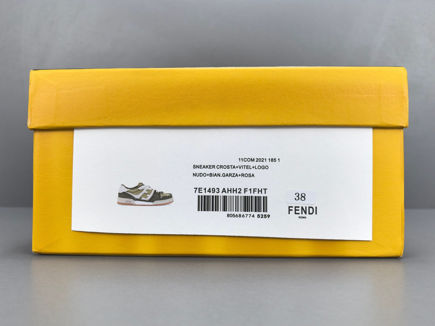 Fend! Match Denim Sneakers